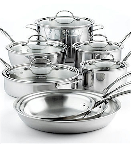 calphalon 13 piece tri-ply