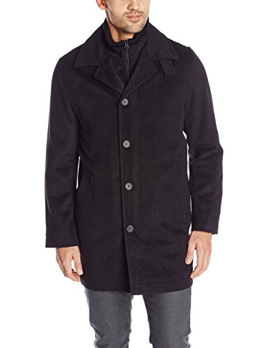 Nautica Men's Wool-Blend Topcoat with Knit-Collar Insert As Low As $24. ...