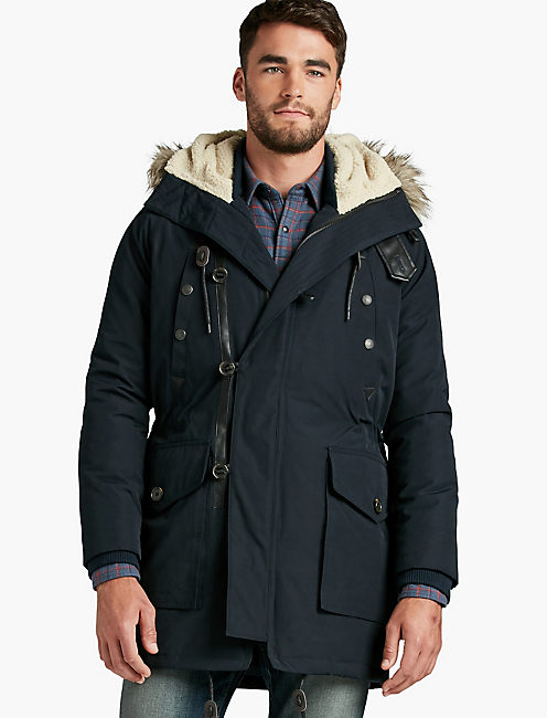 Lucky Brand Navy Fur Lined Parka Just $92 Shipped After 60% In Instant ...