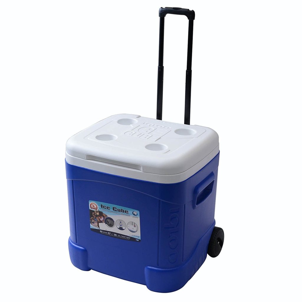 Igloo Ice Cube Roller Cooler (60Quart) For Just 24.44! Hot Deals