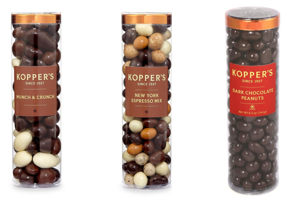 Koppers New York Chocolate Espresso Bean Mix, Munch & Crunch Nut Mix