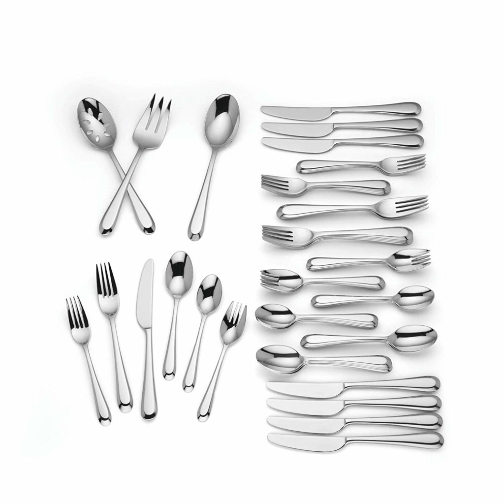 Lenox 18/10 Bellevue 51 Piece Flatware Set and Lenox 18/10 Abilene 112