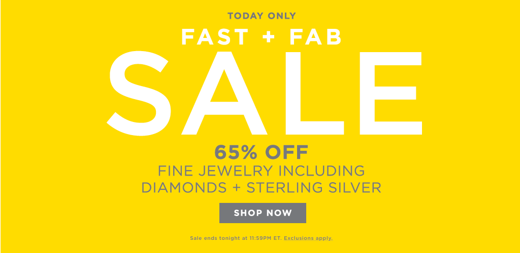 Today Only 65 Off Sale on Jewelry Including Sterling Silver and