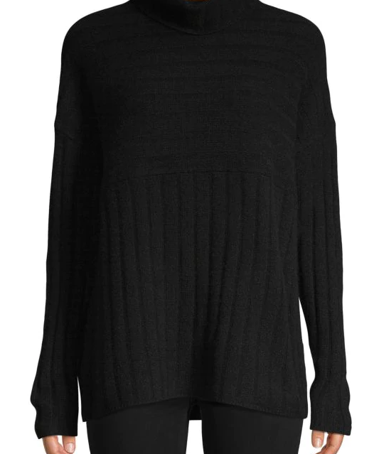 Cashmere Saks Fifth Avenue Turtleneck Cashmere Sweater Only $74.99