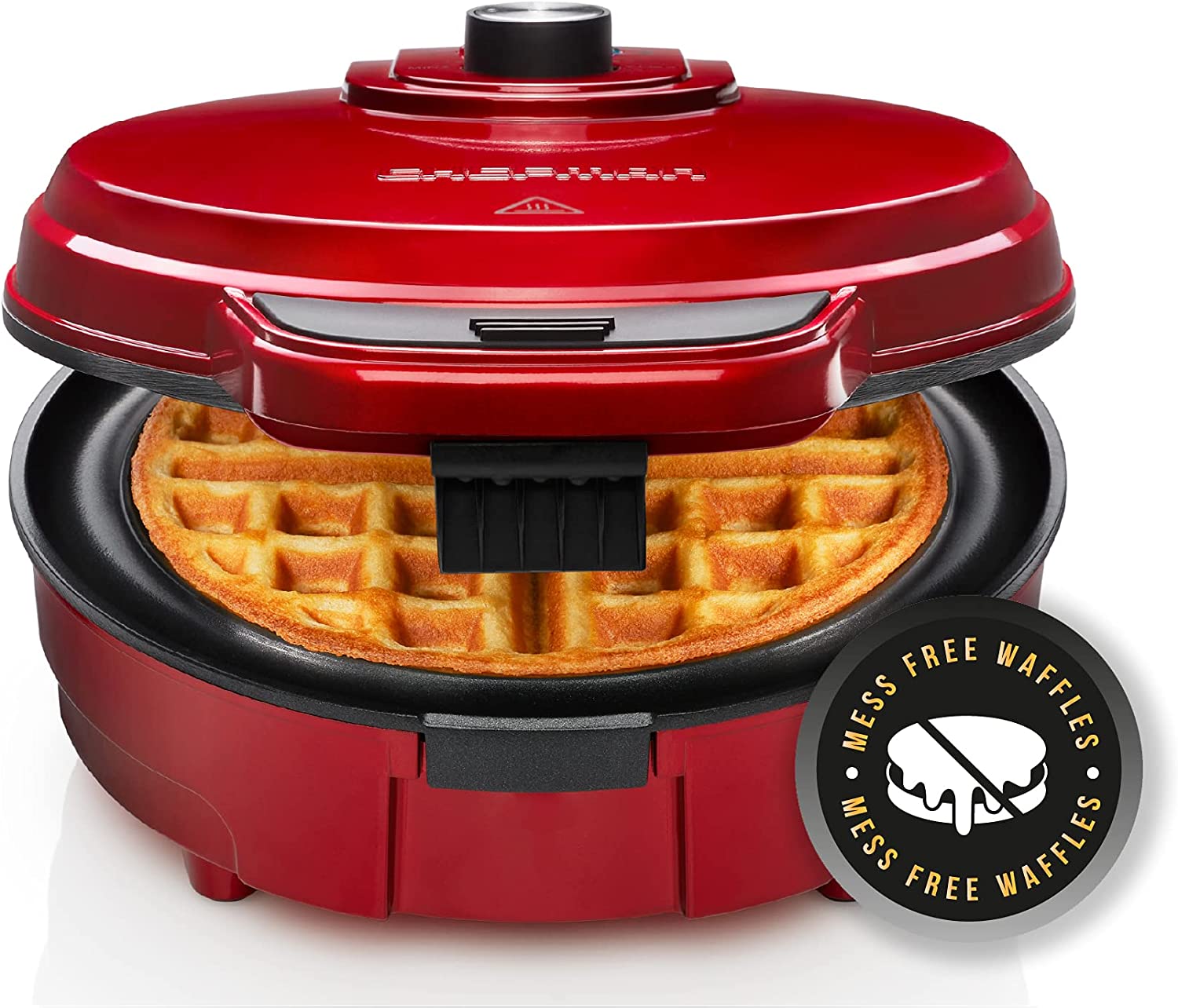 Chefman AntiOverflow Belgian Waffle Maker w/Shade Selector For 24.80