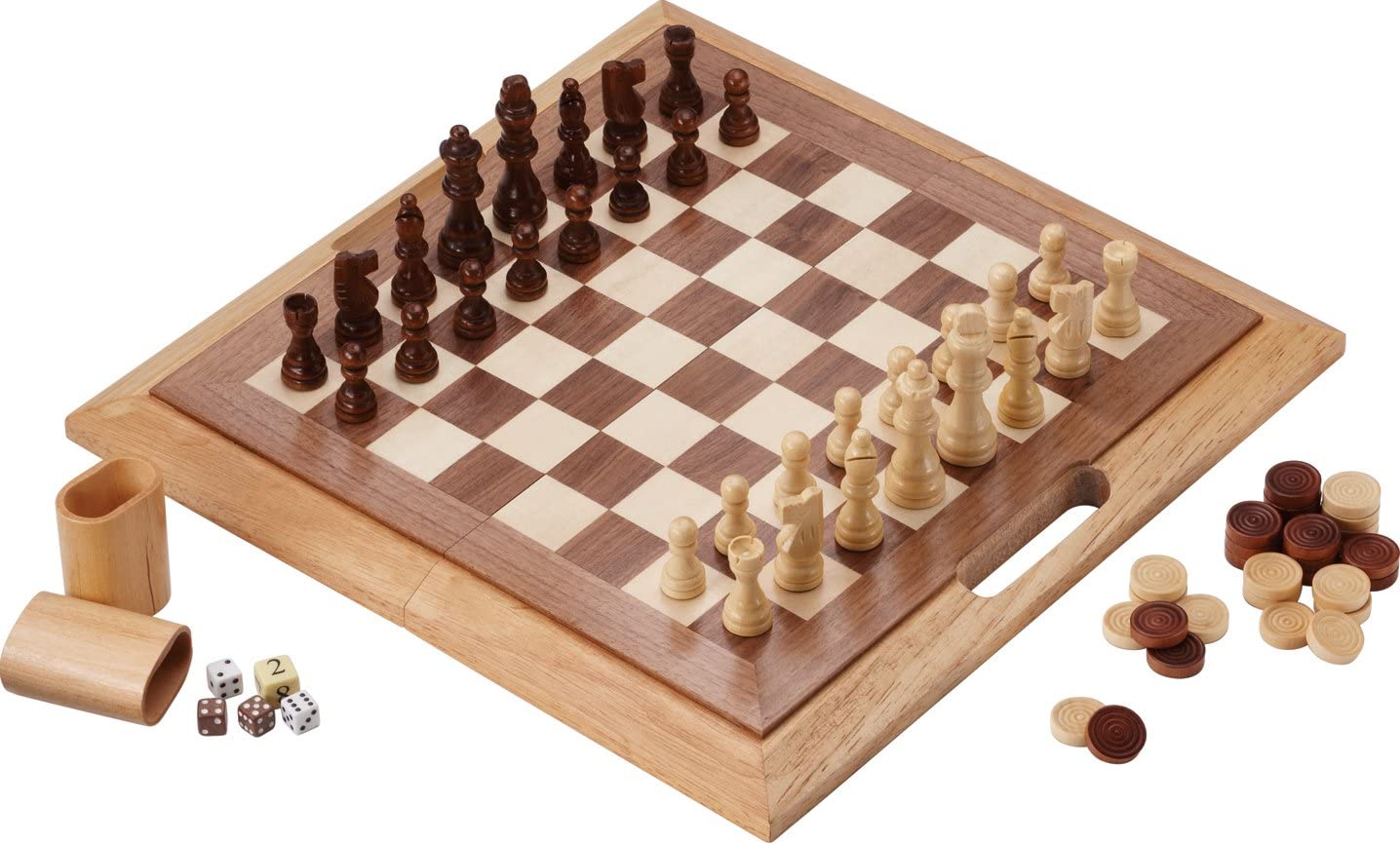 19.3 Inches Chess Set - Wooden Black Chess Set - Premium Wooden Chessm –  Craftsoy